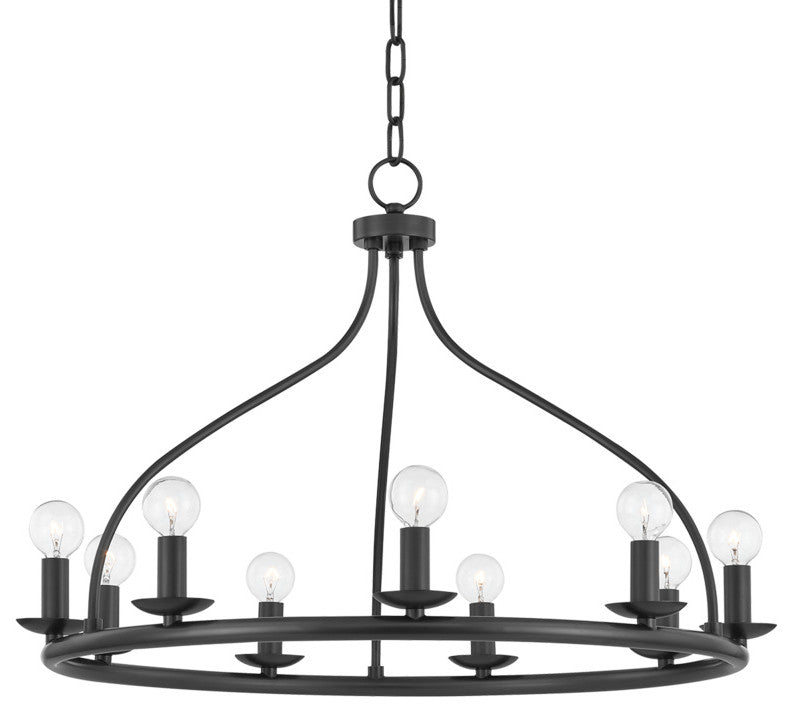 Mitzi Kendra Nine Light Chandelier H511809-OB