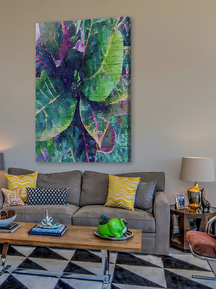 "Leaf Reflection 4" Print on Canvas by Irena Orlov