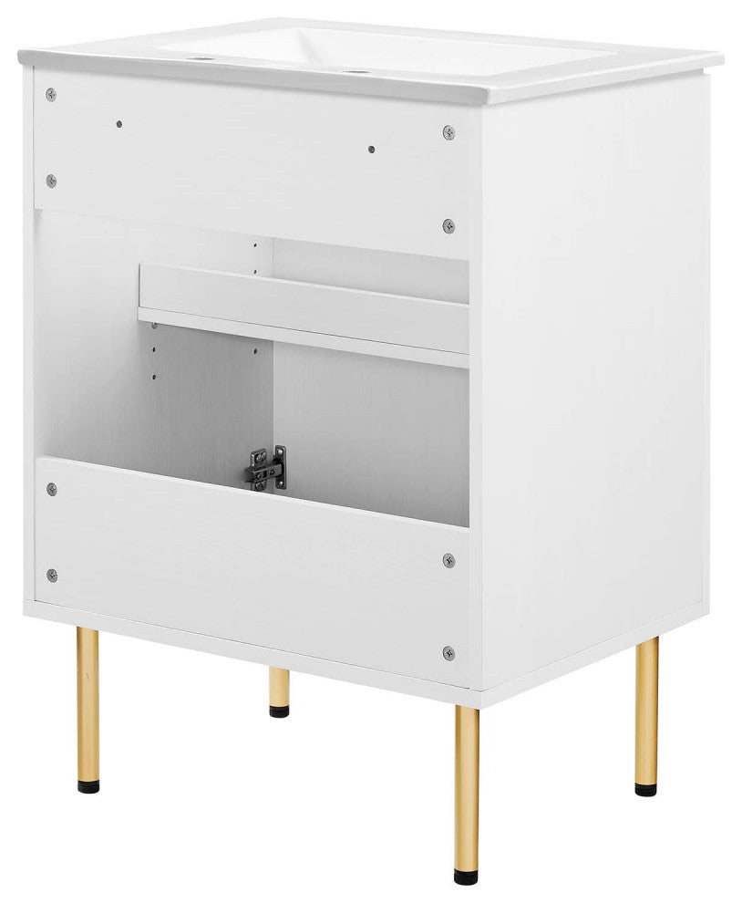 Chaucer 24" Bathroom Vanity - White White