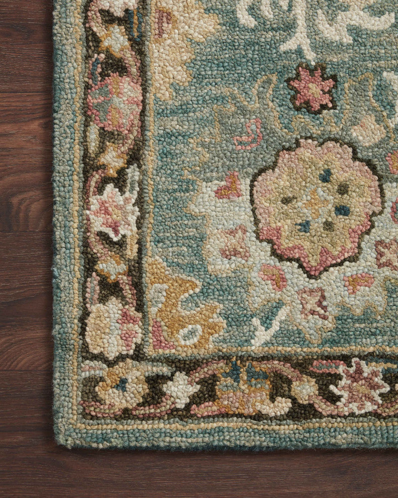 Loloi Padma Teal/Multi 9'3"x13' Area Rug