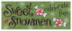 "Sweet Snowmen Sign II" Digital Paper Print by Anne Tavoletti, 77"x32"
