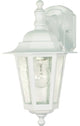 Nuvo Cornerstone 1-Light Incandescent Outdoor Light Fixture, White