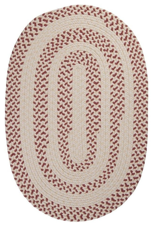 Colonial Mills Elmwood EM79 Rosewood Traditional Area Rug, Round 8'x8'