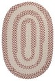 Colonial Mills Elmwood EM79 Rosewood Traditional Area Rug, Round 8'x8'