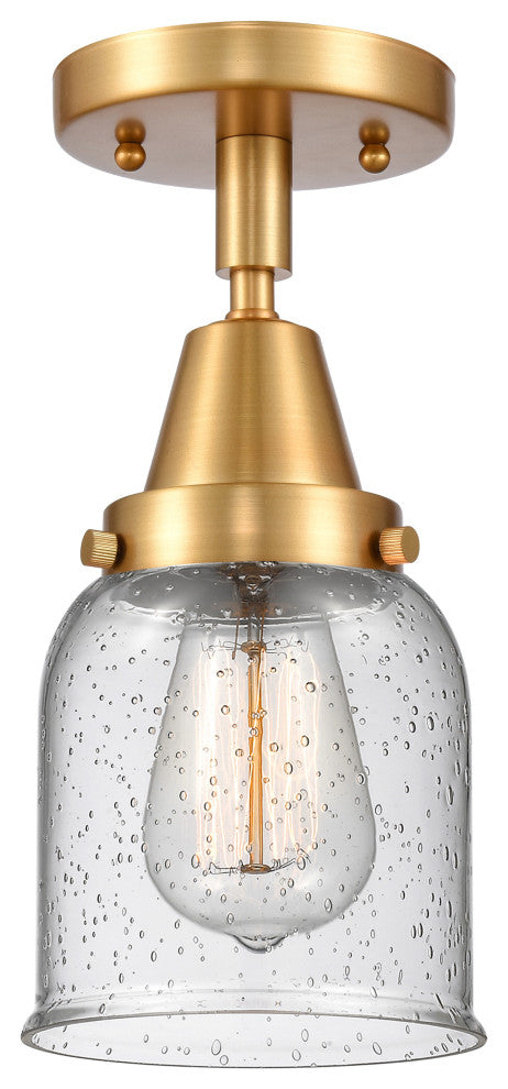 INNOVATIONS LIGHTING 447-1C-SG-G54-LED Small Bell Flush Mount