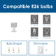 LNC Polished Gold Modern Seeded-Glass Wall Sconce, 3 Lights