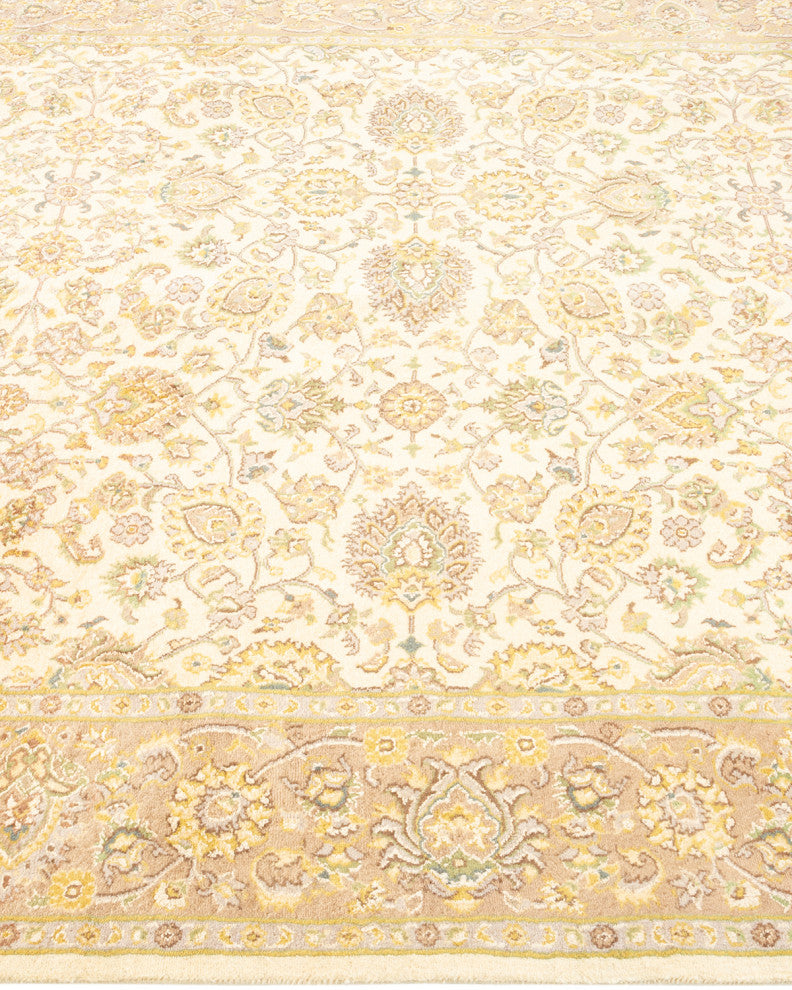 Mong One-of-a-Kind Hand-Knotted Area Rug Ivory, 5'7"x8'3"
