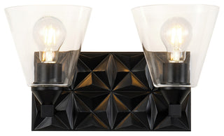 Alpha 2 Light Bath Vanity Light, Matte Black