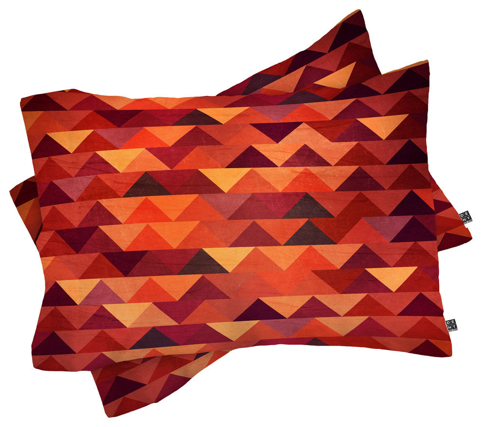 Deny Designs Iveta Abolina Trianglerain Pillow Shams, King