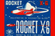 Rocket X - 6 - Gallery Wrapped Canvas Art 28" x 42"