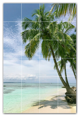 Trees Ceramic Tile Wall Mural HZ501018-46XL. 48" x 72"