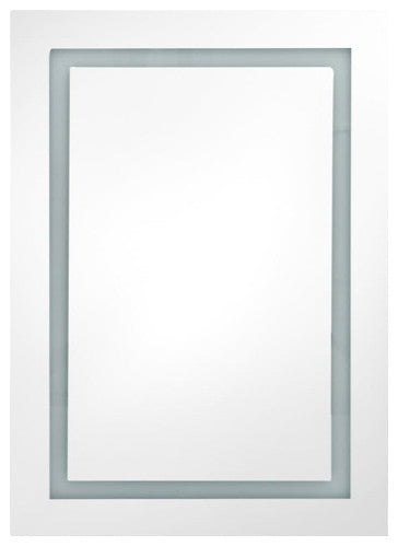 vidaXL Cabinet LED Lighted Bathroom Vanity Mirror Storage Medicine Cabinet