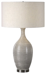 Uttermost Dinah Gray Textured Table Lamp