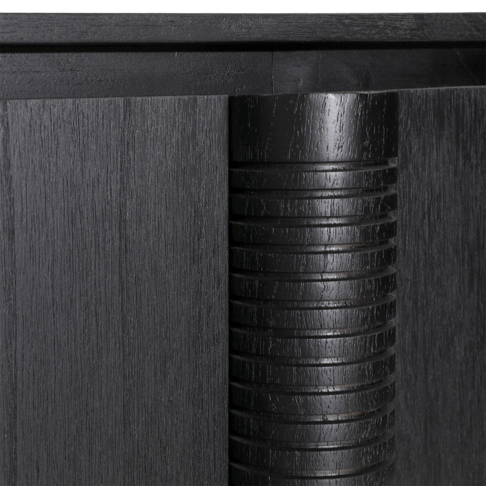 Starlight 63" Wide Sideboard, Black
