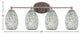 Capri 4-Light Bath Bar, Brushed Nickel/Black Fusion