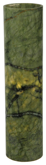 Meyda lighting 123469 4"W X 15.75"H Cylinder Jadestone Green Flat Candle Cover