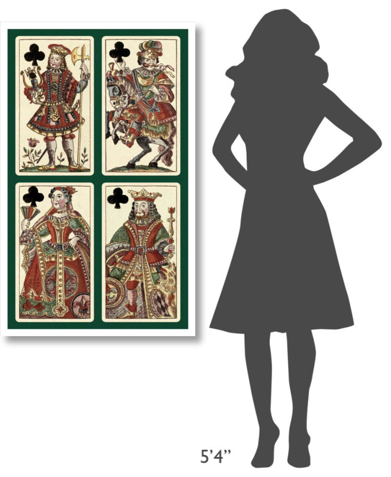 "Clubs (Bauern Hochzeit Deck)" Print by Andreas Benedictus GÃŒÂ¦bl, 28"x46"