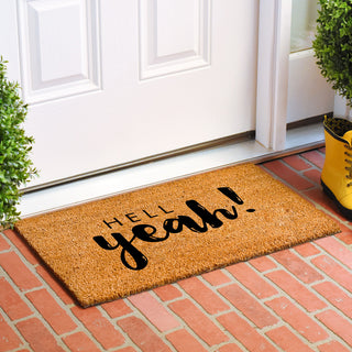 Calloway Mills Hell Yeah Doormat, 24" X 36"