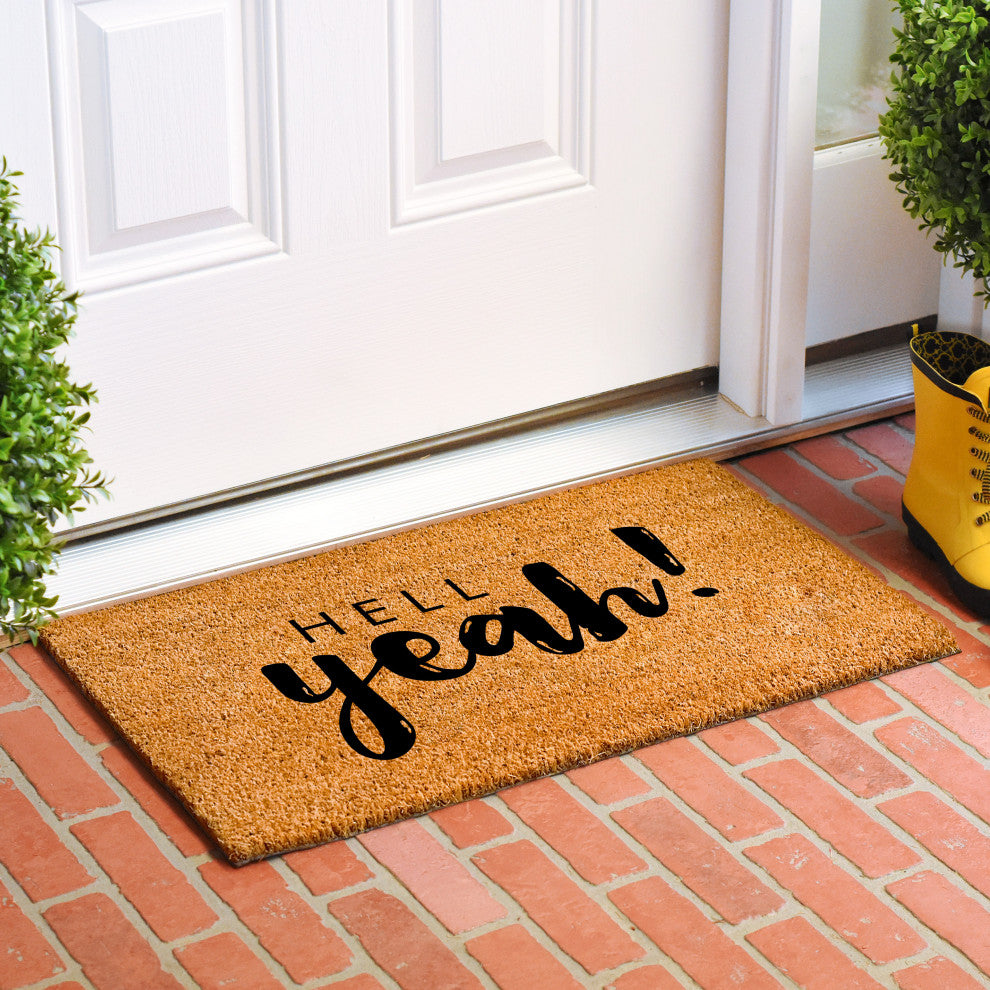 Calloway Mills Hell Yeah Doormat, 24" X 36"