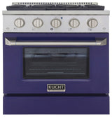 KUCHT Pro-Style 30" 4.2 cu. ft. Range, Blue, Natural Gas