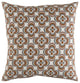Surya Trudy TRUD-7138 18"x18" Pillow Kit, Taupe/Cinnamon/Ivory