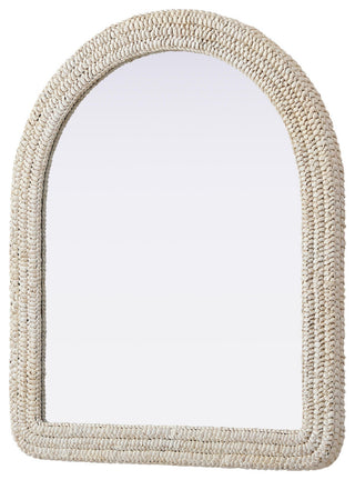 Elegant Lighting MR4G3642 Marlowe 36"W x 42"H Arched Flat Medium - Linen White