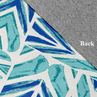 Urban Graffiti Rug, Blue, 5' Round