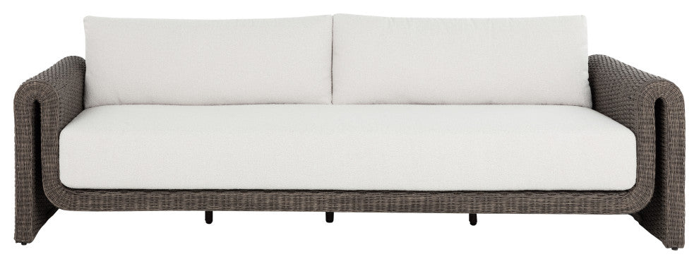Tibi Sofa, Grey, Louis Cream