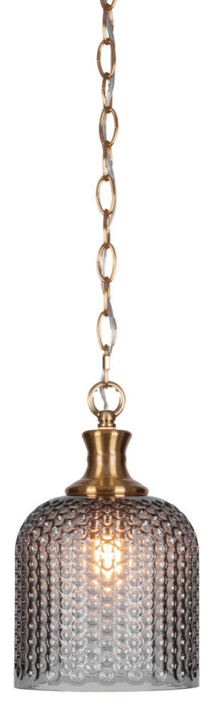 Zola 1-Light Chain Hung Pendant, New Age Brass