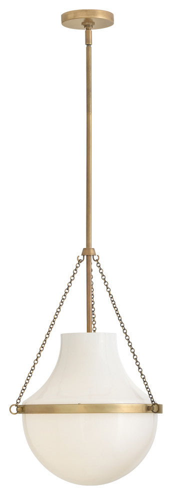 Hinkley Collins Medium Pendant, Heritage Brass