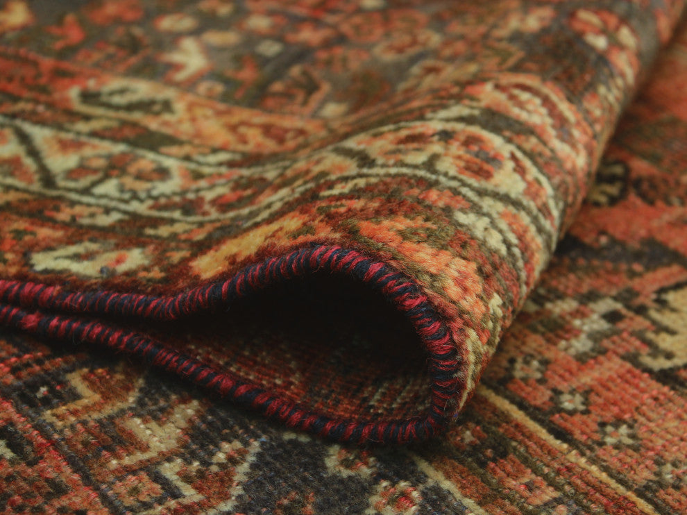 Semi-Antique Kempe Rust Rug