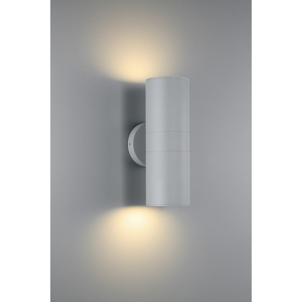 Matira Bi-Directional Outdoor LED Wall Mount, Satin