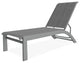 Kendall Sling Stackable Outdoor Chaise Lounge, Collect Charcoal/Graphite