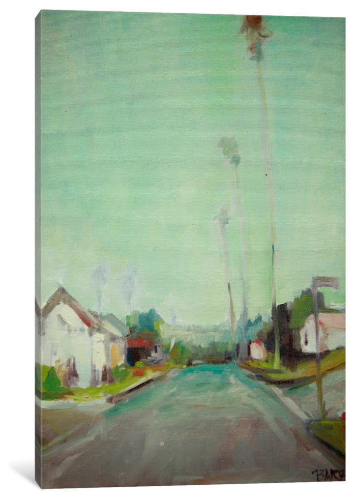 "Through The Neighborhood" by Eddie Barbini, Canvas Print, 26"x18"