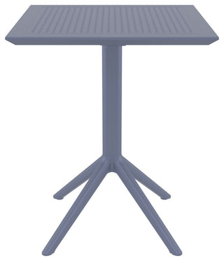 Sky Square Folding Table 24 inch Dark Gray