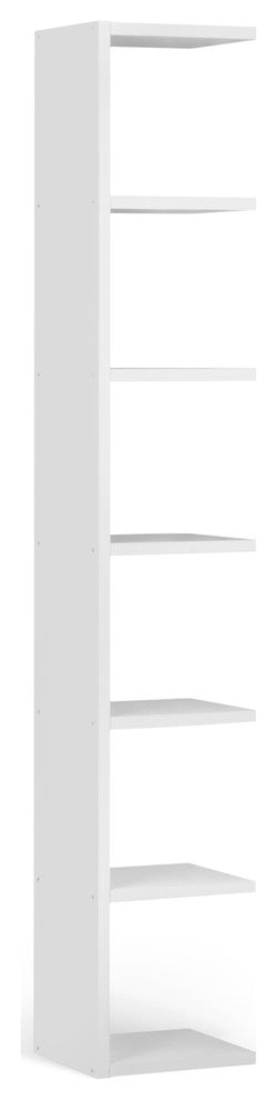Block Modern Modular Cube Add-On Shelves, Matte White