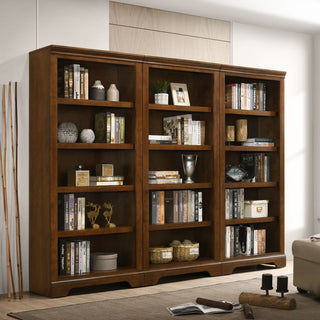 San Mateo RTA-72" Tall Bunching Bookcase With 5 Compartments, Tuscan