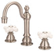 Water Creation Vintage Classic Widespread Lavatory Faucet With Pop-Up Drain