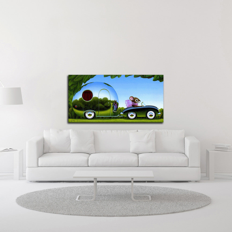 Touring by Chris Miles, Print on Canvas, 36"x18"