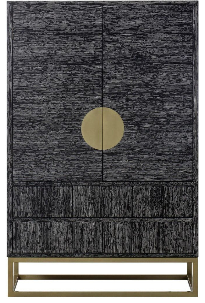 Sonder Living Louis Low Cabinet | Dark