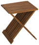 Rocco Folding Stool, Solid Teak Wood