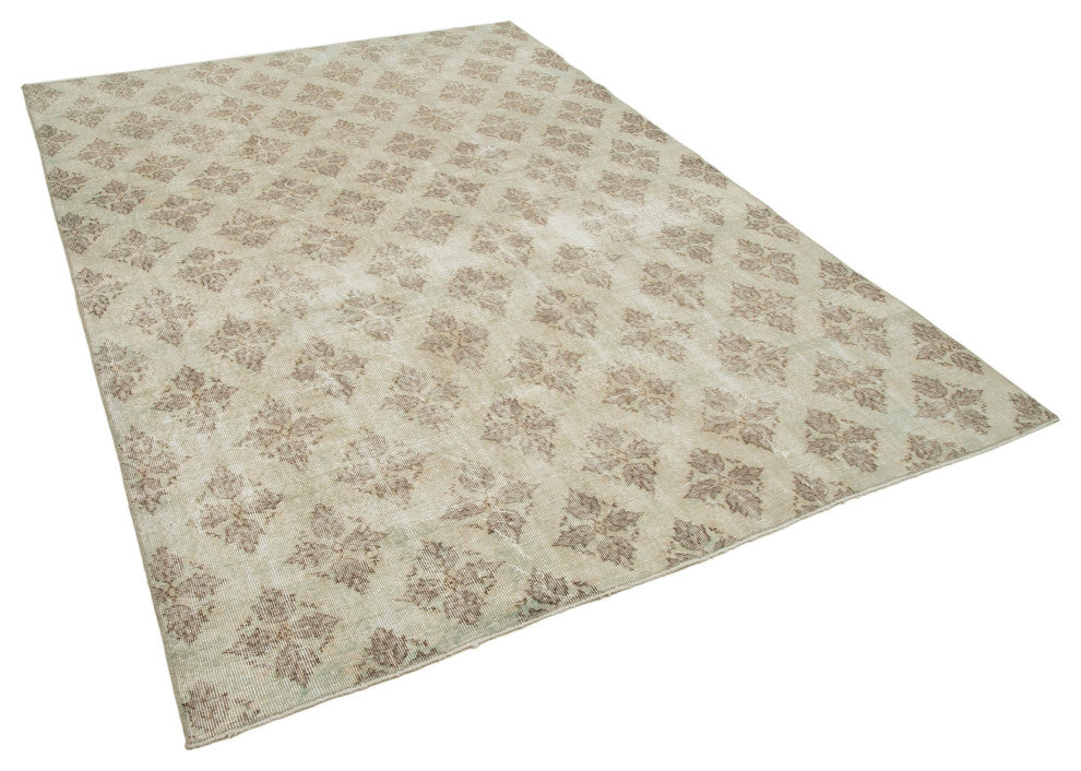 Rug N Carpet - Handwoven Anatolian 6' 6'' x 8' 11'' Decorative Vintage Rug
