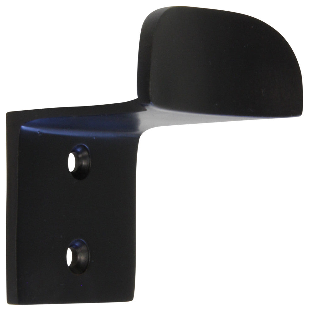 RCH Decorative Brass Wall Hook, 1.5 Inch, Various Finishes, Black, 1.5 Inch