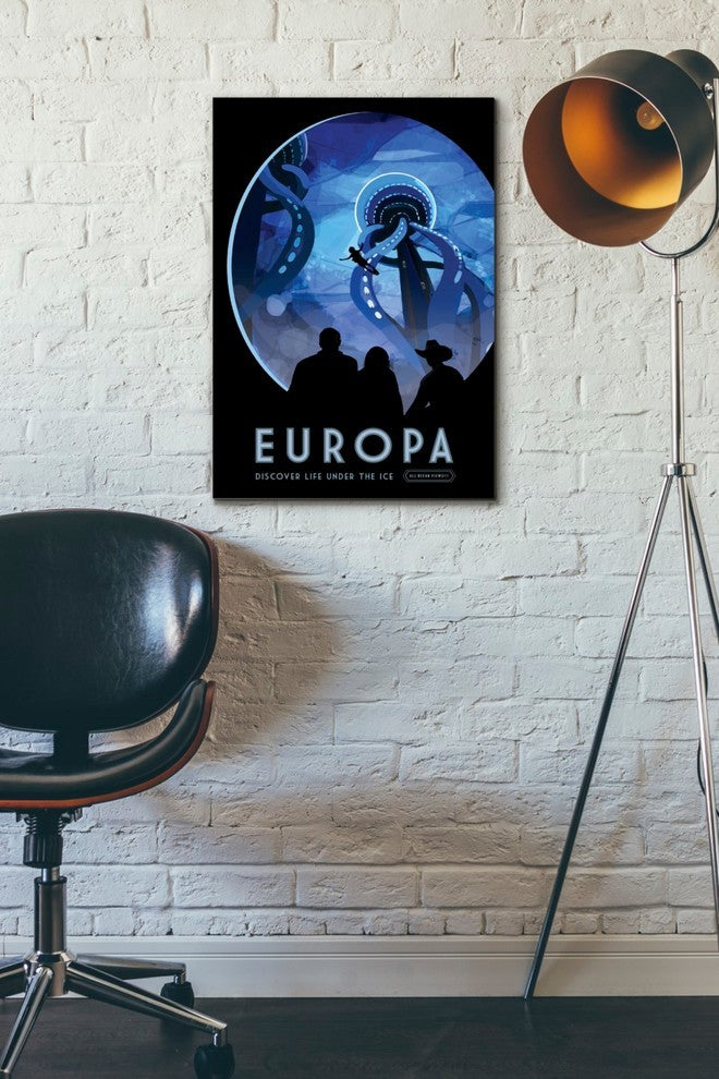 Epic Graffiti "Visions of the Future: Europa" Giclee Canvas Wall Art, 18"x26"