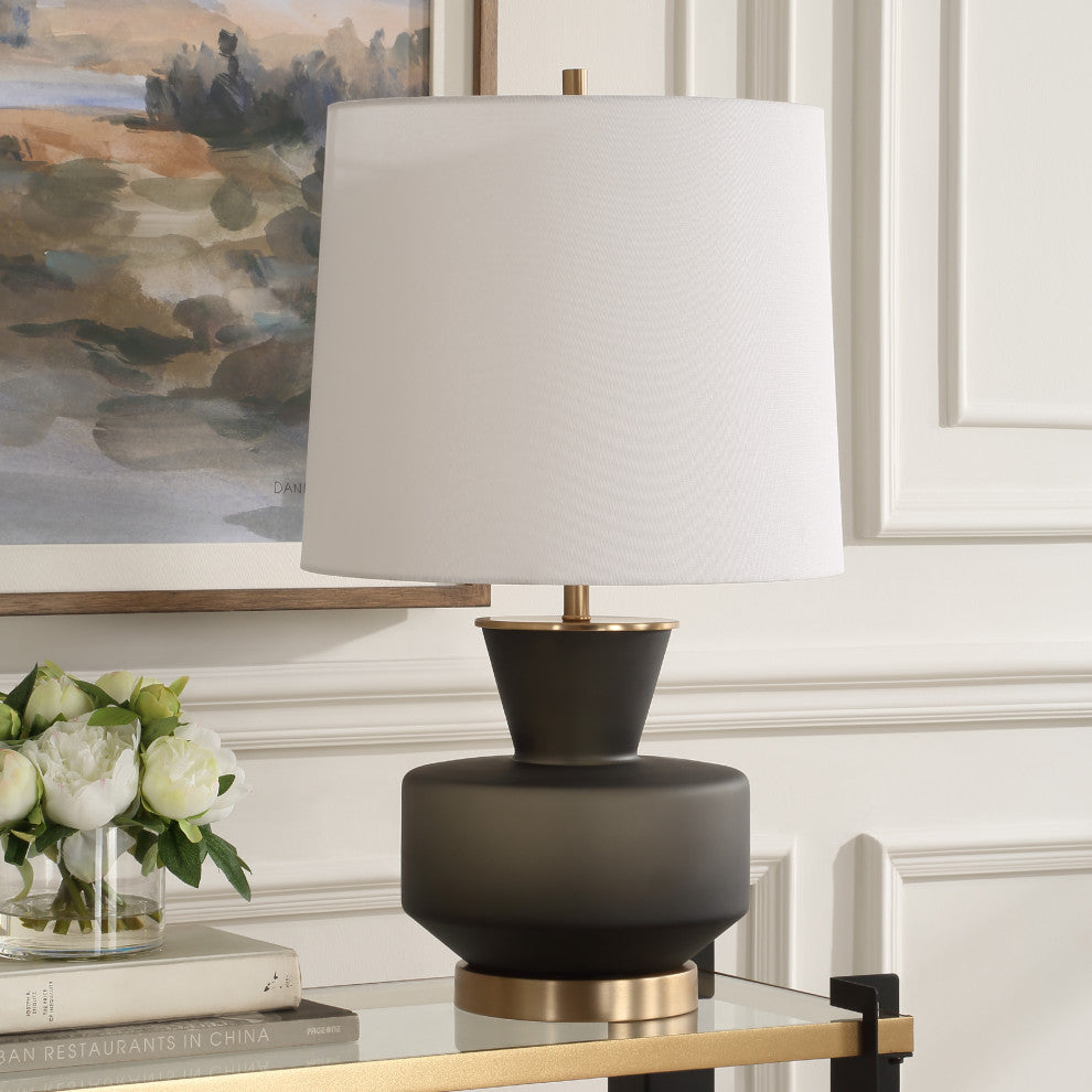 Uttermost Trentino Black Table Lamp