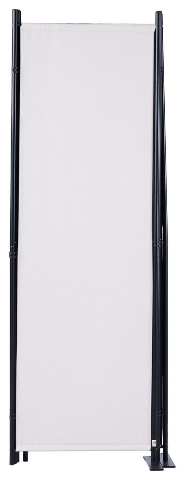 VEVOR Room Divider 4-Panel Folding Privacy Screen 88.2"x11.8"x67.3" White