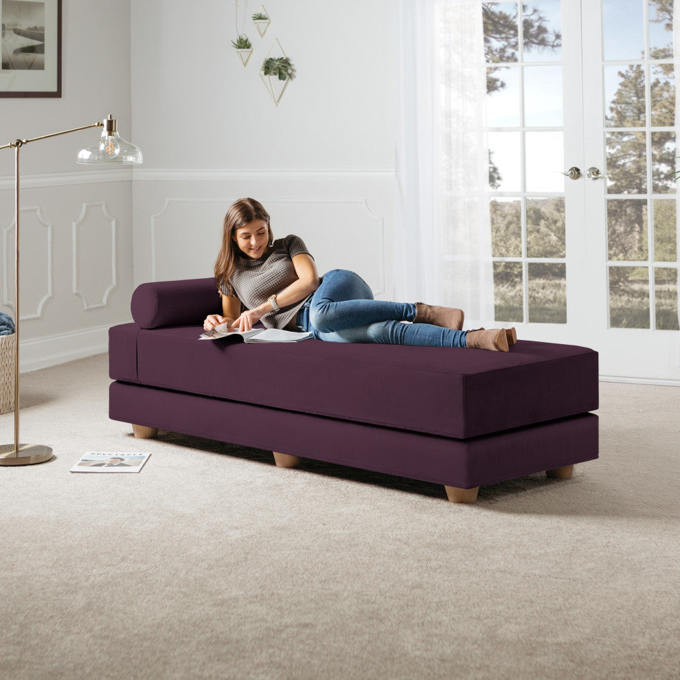 Alon Daybed Queen Size Convertible Sleeper, Pinot