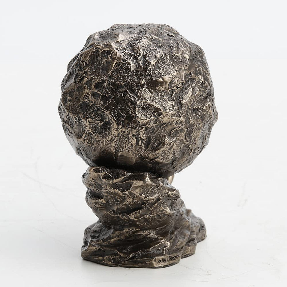 Sisyphus Rolling The Boulder -  Classic Statue Sculpture