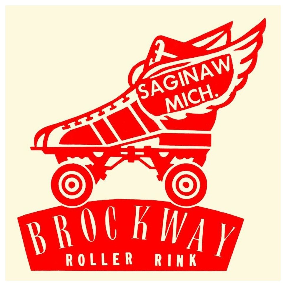 "Brockway Roller Rink" Digital Paper Print by Retrorollers, 32"x32"