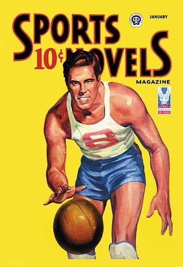 Sports Novels Magazine: January, 1949 - Canvas Poster 20" x 30"